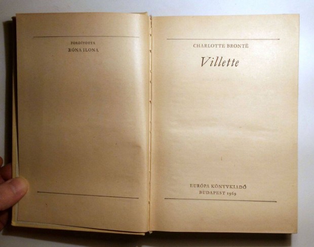 Villette (Charlotte Bronte) 1969 (8kp+tartalom)