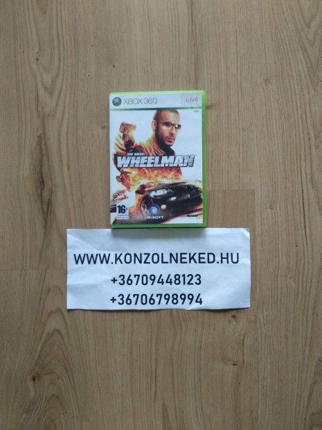 Vin Diesel Wheelman Xbox 360 jtk