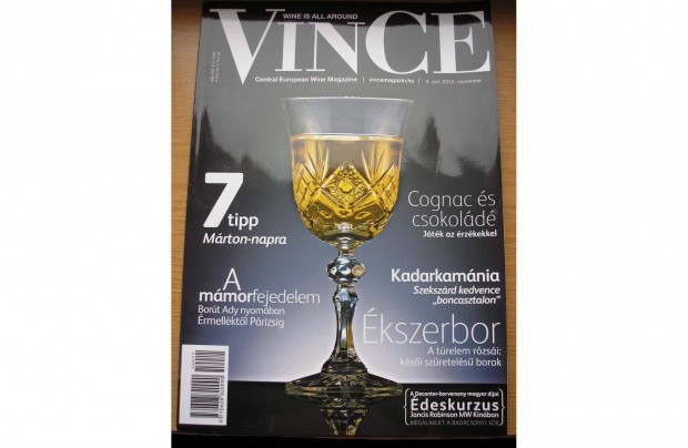 Vince magazinok ( a Decanter utdja) , tbb szm , j ron !