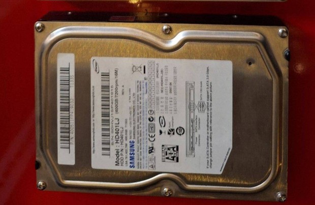 Vincseszter 400 GB SATA HDD Samsung winchester