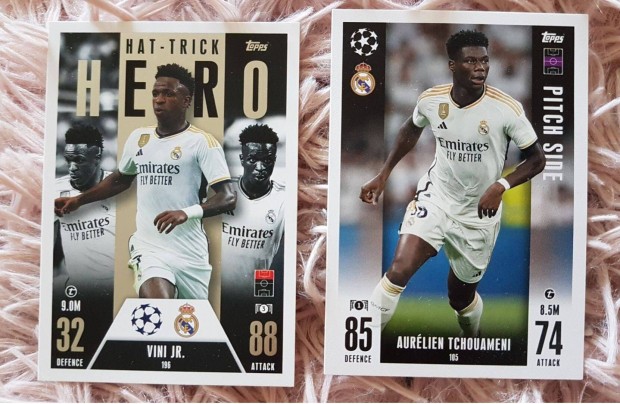 Vini Tchouameni focis krtya Topps Match Attax