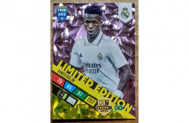 Vincius Jr Real Madrid Limited focis krtya Panini FIFA 365 2023