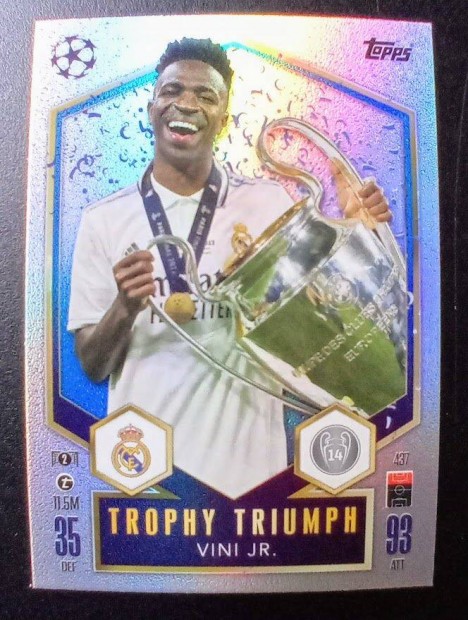 Vincius Jr. Real Madrid Trophy Triumph focis krtya 2025