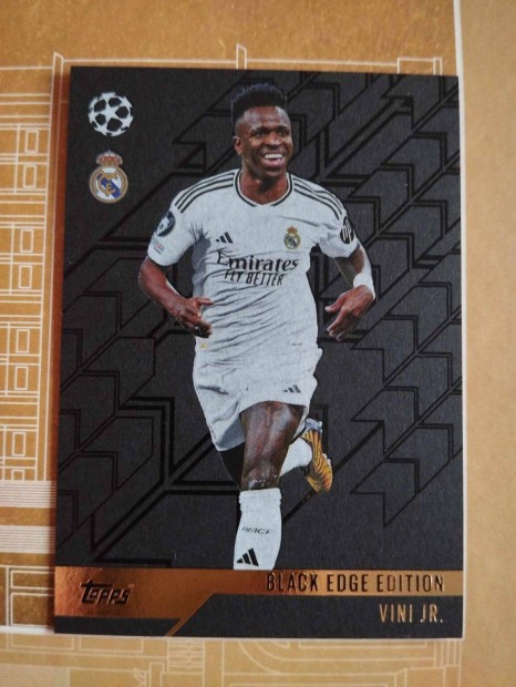 Vinicius Vini Jr Real Madrid Black Edge Bajnokok Ligja 2024/25 krtya