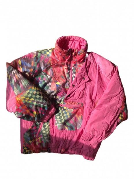 Vintage 90's Etirel Dzseki Kabát Rave Retro (L)