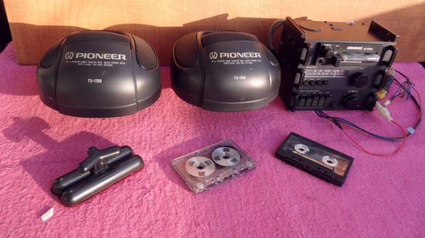 Vintage Antik japán autó kamion mini hifi torony Pioneer 310 W hangfal