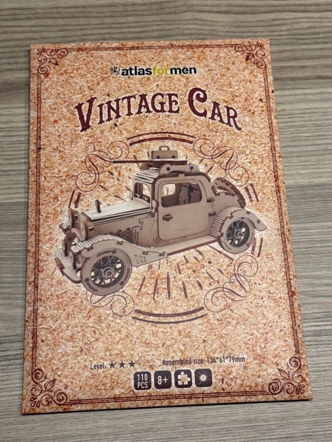 Vintage Car - 3D fa oldtimer modell
