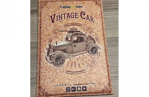 Vintage Car - 3D fa oldtimer modell