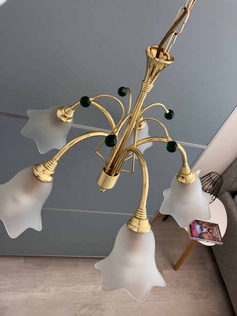 Vintage Csillár Lámpa Living Room Light Fixture Glass Stylish
