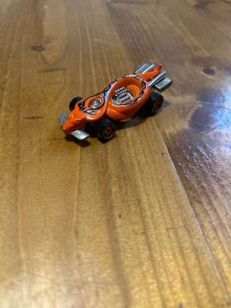 Vintage Hotwheels Diecast 1985 Orange Cobra Viper Snake Car