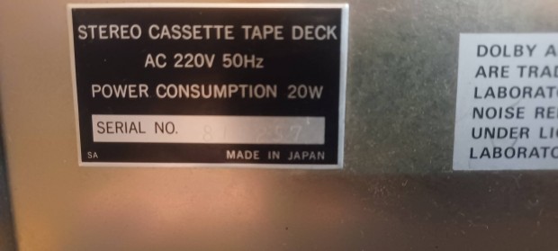 Vintage Magn Deck!Madein Japan!