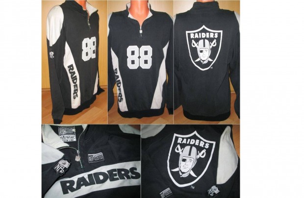 Vintage NFL 90's Oakland Raiders pulcsi, fels, mez