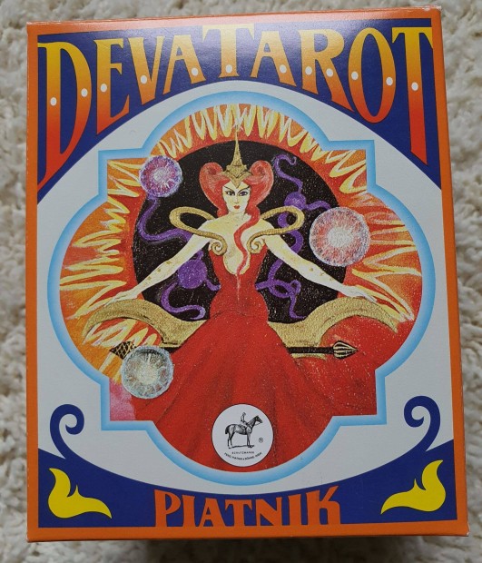 Vintage Piatnik Deva Tarot kártya, jóskártya 1986 *ritkaság*