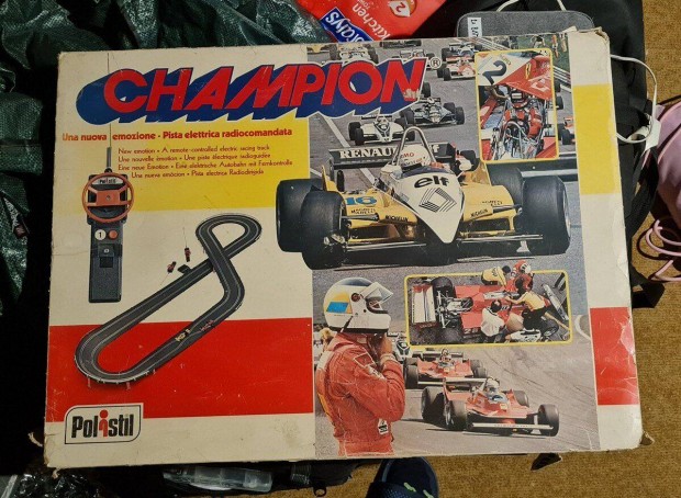 Vintage Polistil Champion autverseny jtk a '80-as vekbl