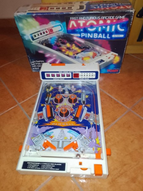 Vintage Tomy Atomic Pinball 