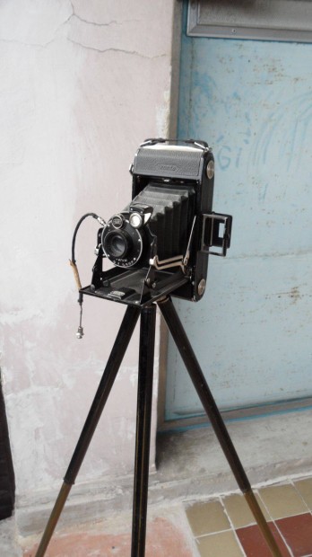 Vintage Zeiss Ikonta 6x9 harmoniks kamera Novar 10.5 mm 1:6.4