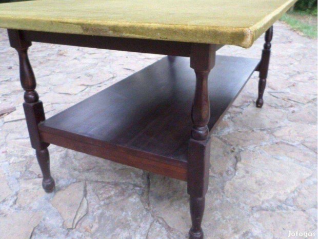 Vintage fa asztal krtyaasztal Kpcsarnok