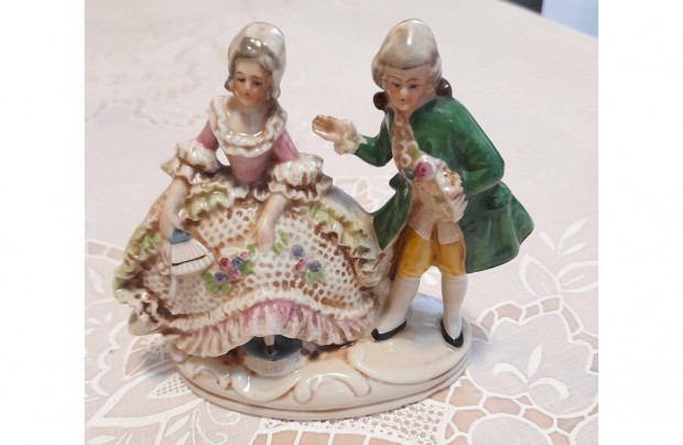 Vintage nmet porceln barokk pr elad