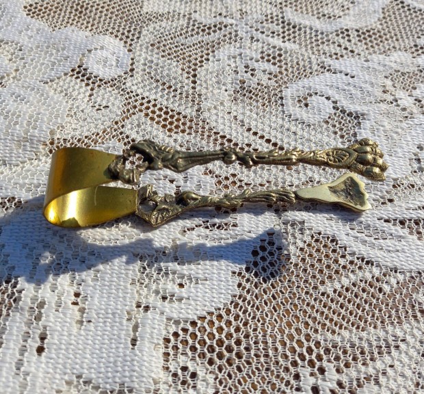 Vintage olasz rz kockacukor csipesz