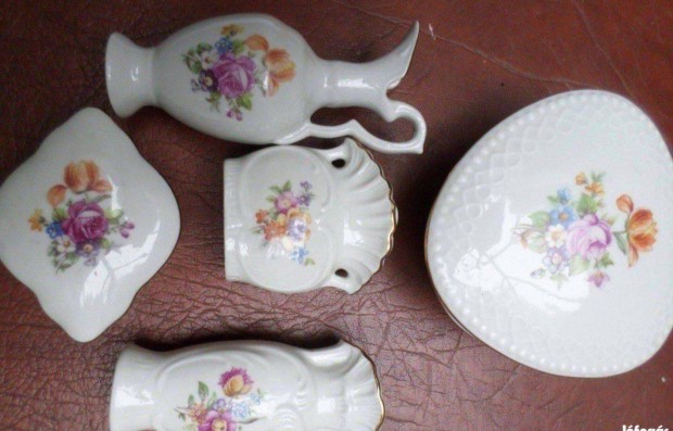 Vintage porceln Lippelsdorf DDR 5 db