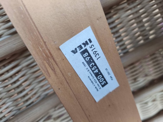 Vintage ritka rattan mogyoró pad eladó