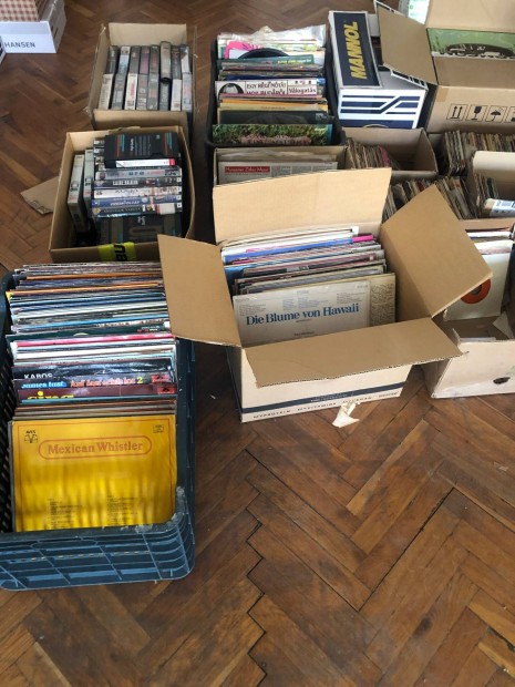 Vinyl bakelit lemezek