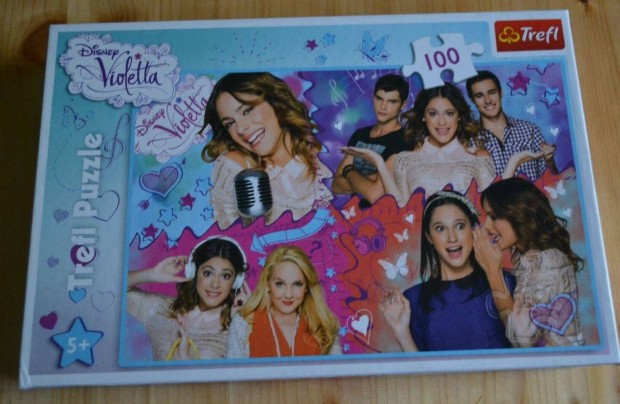 Violetta puzzle 100db Disney kirak Trefl puzzle j llapot