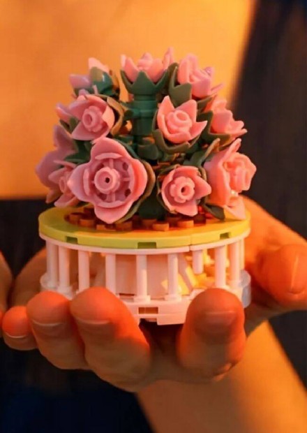 Virág lego építőjáték Új Nők Napja Anyák napja játék