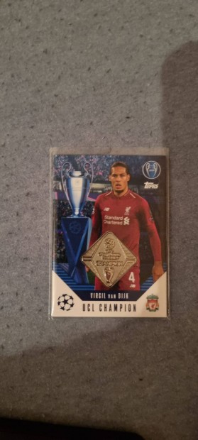 Virgil Van Dijk Relic Match Attax 2024/25