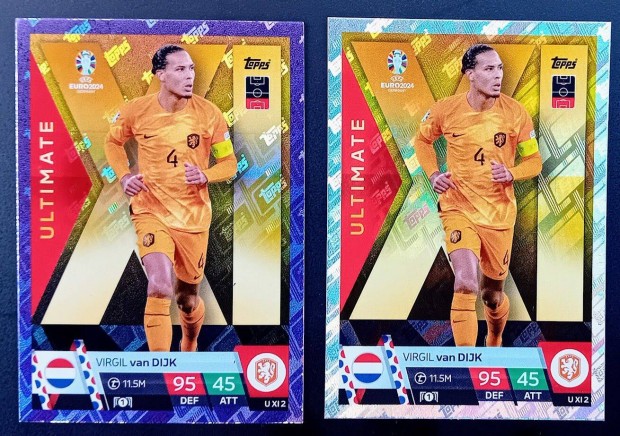 Virgil van Dijk Hollandia Ultimate XI s Purple Sapphire Euro 2024