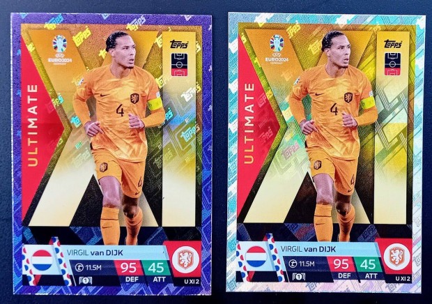 Virgil van Dijk Hollandia Ultimate XI �s Purple Sapphire Euro 2024
