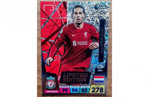 Virgil van Dijk Liverpool Limited focis krtya Premier League 2023