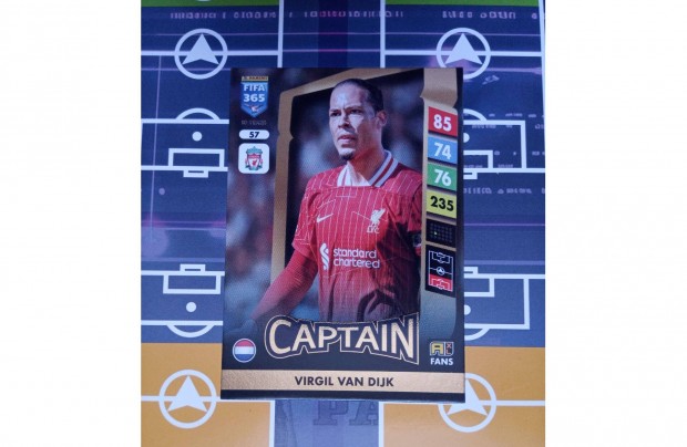 Virgil van Dijk (Liverpool) Fifa 365 2025 Captain focis krtya