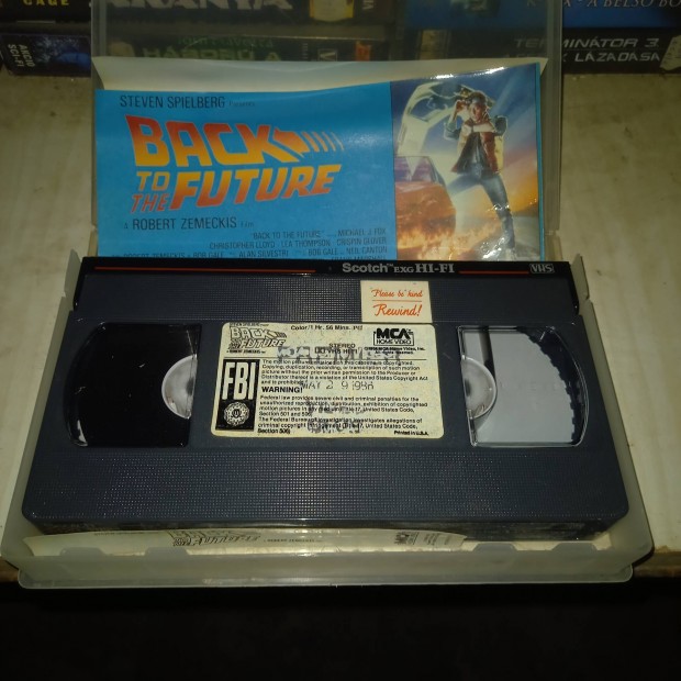 Vissza jvbe 1. - sci- fi vhs - Michael J. Fox