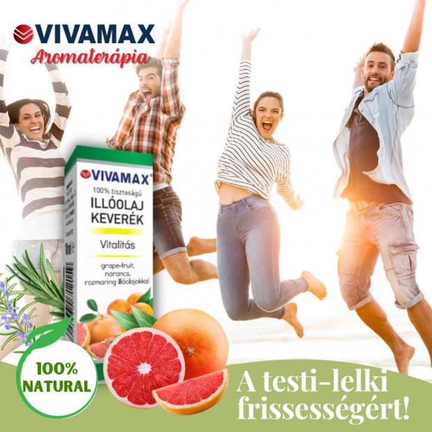 Vitalits illolaj keverk: grape-fruit, narancs s rozmaring olajokk