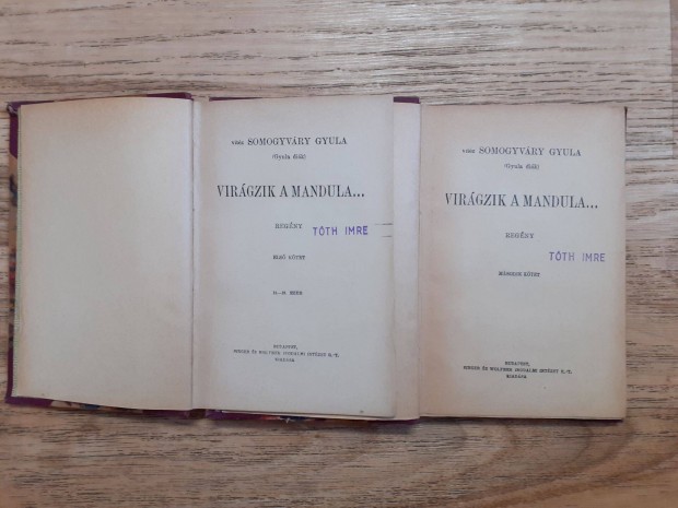 Vitéz Somogyváry Gyula: Virágzik a mandula I-II. (1936)