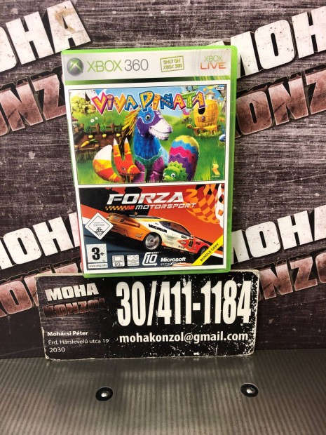 Viva Pinata+Forza Motorsport 2 Magyar Felirat Xbox 360