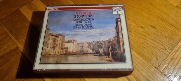 Vivaldi 12 szonta dupla CD 