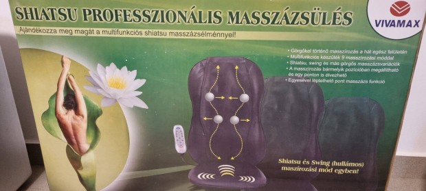 Vivamax Shiatsu masszzsls Gyvmc-078S eredeti dobozban