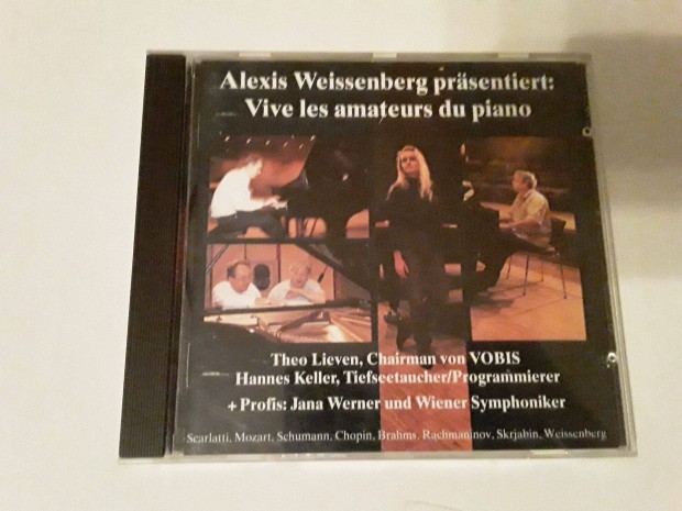 Vive les amateurs du piano CD /Scarlatti, Mozart, Schumann, Chopin, Br