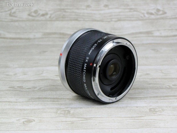 Vivitar MC 75-205mm 2X telekonverter - Canon FD csatlakozással