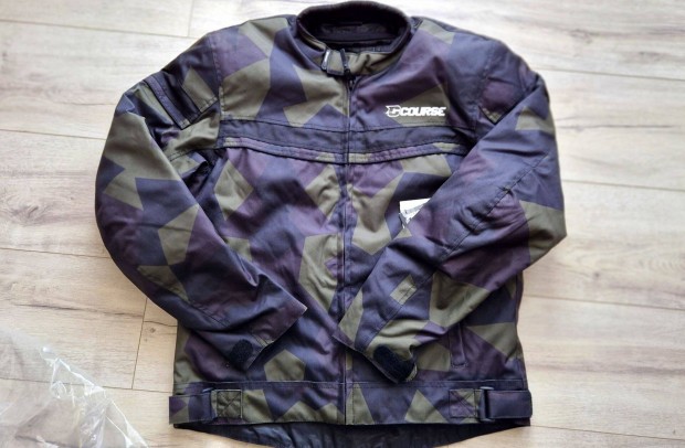 Vízálló terepmintás cordura motoros dzseki motorkerékpár kabát L