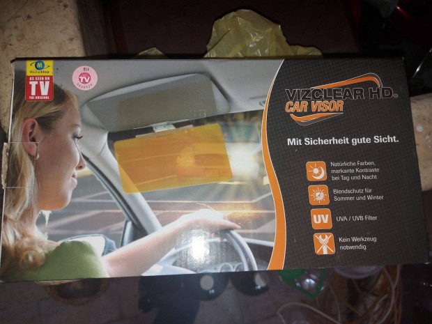 Vizclear hd car visor UVA filter autós szélvédő látás segítő 2900Ft