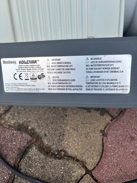 Vízforgató szivattyú bestway 500 w