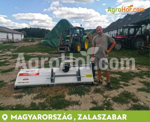 Vízszintes tengelyű szárzúzó, AARDENBURG 175 cm-es vízszintes