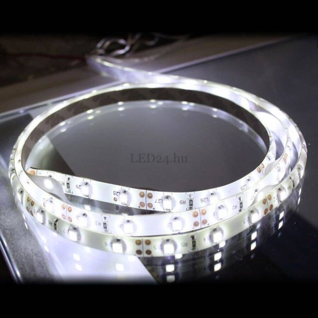 Vled Led szalag (60 led/m, 3528 SMD, hideg fehr, szilikonos)