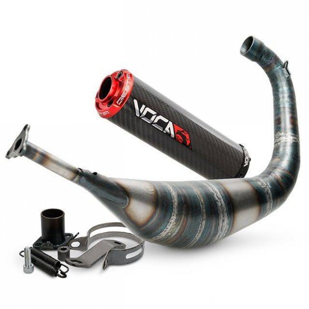 Voca Racing Carbona 70-80ccm-es versenykipufog (Derbi Senda EBE / D50