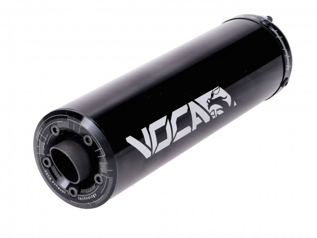 Voca Racing fekete kipufogdob 80cc
