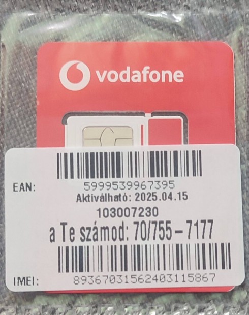 Vodafone jobb szm elad