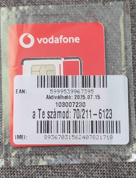 Vodafone jobb szm elad